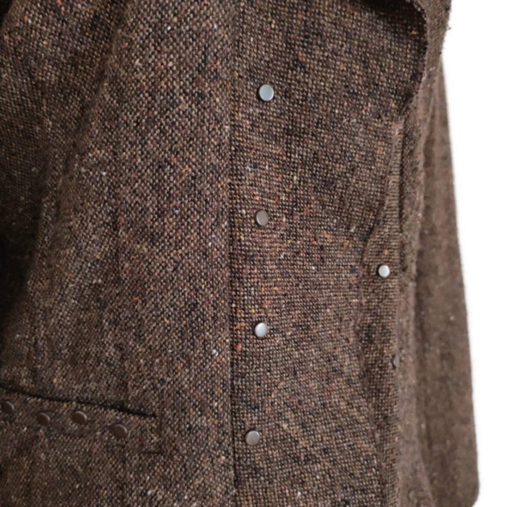 Beautiful Fall Tweed Jacket Ralph Lauren Vibe Size 14 - Picture 3 of 6